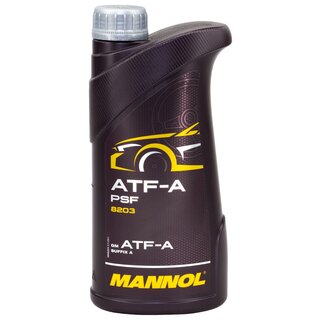 Hydraulicfluid servooil gearoil MANNOL ATF-A PSF 4 X 1 Liters