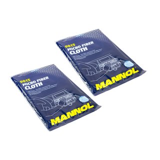 Microfibercloth 9815 blue MANNOL 2 Pieces