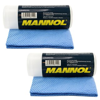 Imitation leathercloth 9811 Synthetic Chamois MANNOL 2 Pieces