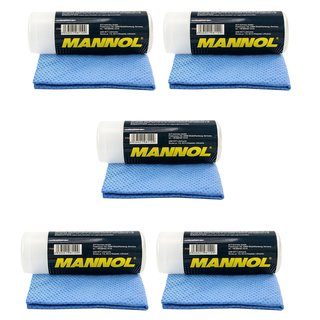 Imitation leathercloth 9811 Synthetic Chamois MANNOL 5 Pieces