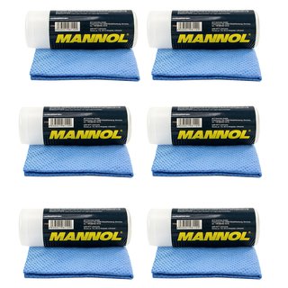Imitation leathercloth 9811 Synthetic Chamois MANNOL 6 Pieces