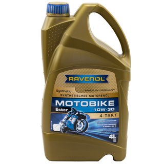 Engine Oil RAVENOL Motobike 4-T Ester SAE 10W-30 4 Liters