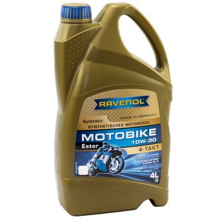 Motorl RAVENOL Motobike 4-T Ester SAE 10W-30 4 Liter
