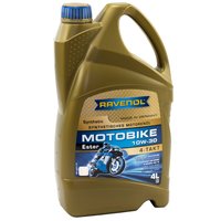Motoröl RAVENOL Motobike 4-T Ester SAE 10W-30 4 Liter