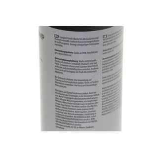 Hardwax BMP S0.01 Finish Wax Koch Chemie 1 liters + Sprayhead