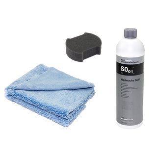 Hardwax BMP S0.01 Finish Wax Koch Chemie 1 liters + Sponge + Microfibercloth
