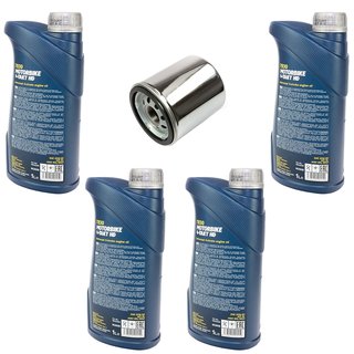 Motorl Set 20W50 4 Liter + lfilter KN174C