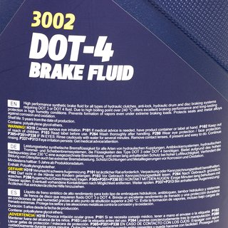 Brakefluid MANNOL DOT4 SAE J 1703 5,1 kg