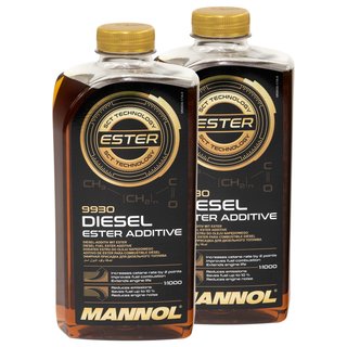 Diesel Ester Additive 9930 MANNOL 2 Liter Verschleischutz Reiniger