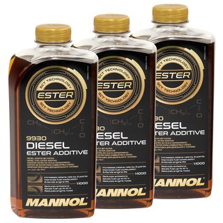Diesel Ester Additive 9930 MANNOL 3 Liters Wearprotection Cleaner