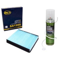 Cabin filter SCT SA1200 + cleaner air conditioning PETEC