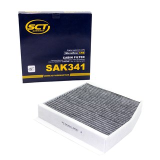 Innenraumfilter SAK341 + Klimaanlagen Reiniger 500 ml PETEC
