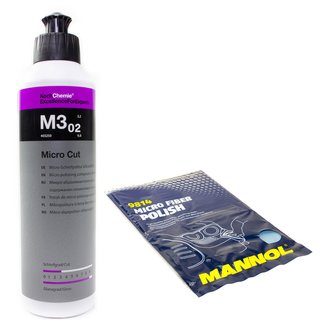 Micro Abrasive polish siliconeoilfree Micro Cut M3.02 Koch Chemie 250 ml incl. Microfibercloth