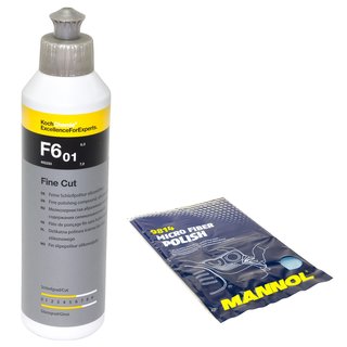 Finesandingpolish siliconeoilfree Fine Cut F6.01 Koch Chemie 250 ml incl. Microfibercloth
