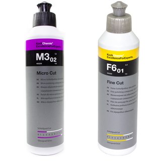 Finesandingpolish siliconeoilfree Fine Cut F6.01 & Micro Cut M3.02 Koch Chemie  250 ml