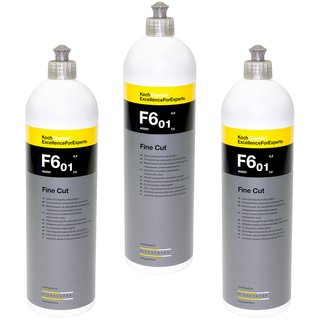 Finesandingpolish siliconeoilfree Fine Cut F6.01 Koch Chemie 3 X 1 Liters