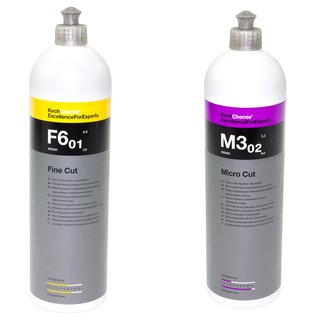 Finesandingpolish siliconeoilfree Fine Cut F6.01 & Micro Cut M3.02 Koch Chemie  1 Liters