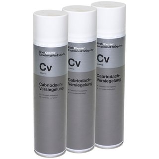 Convertibleroof sealing impregnation spray Koch Chemie 3 X 400 ml
