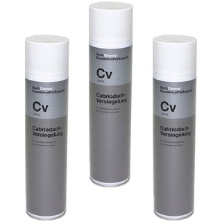 Convertibleroof sealing impregnation spray Koch Chemie 3 X 400 ml