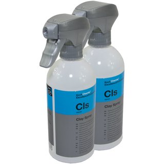 Gleitspray Gleitmittel fr Reinigungsknete Clay Spray Cls Koch Chemie 2 X 500 ml