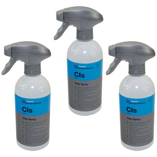 Lubricantspray Lubricant for cleaningdough Clay Spray Cls Koch Chemie 3 X 500 ml