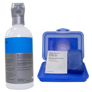 Lubricantspray Lubricant for cleaningdough Clay Spray Cls Koch Chemie 500 ml + Cleansingclay blue