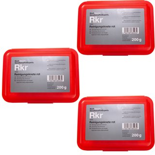 Cleansingclay red abrasive Cleansing clay Rkb Koch Chemie 3 pieces