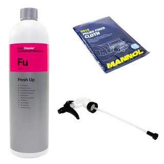 Geruchskiller Geruch Auto Entferner Geruchsentferner Fresh Up Fu Koch Chemie 1 Liter + Microfasertuch + Sprhkopf