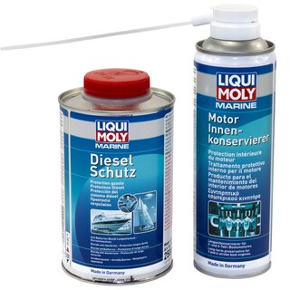 Marine Diesel Schutz Additiv 500 ml + Motor Innen Konservierer LIQUI MOLY 300 ml
