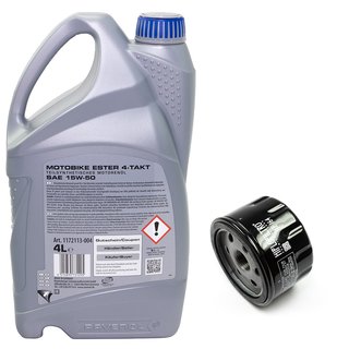 Engineoil set Ester 15W50 4 liters + Oil Filter HF164