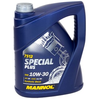 Motorl Motor l MANNOL 10W-30 Special Plus API SN 5 Liter