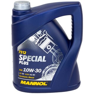 Motorl Motor l MANNOL 10W-30 Special Plus API SN 5 Liter