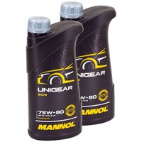 Gearoil Gear oil MANNOL 75W-80 Unigear API GL-4/GL-5 2 X...