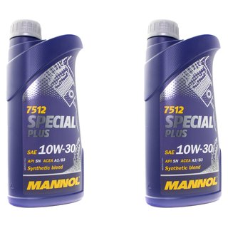Engineoil Engine oil MANNOL 10W-30 Special Plus API SN 2 X 1 liters