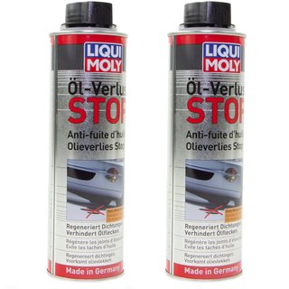 lverlust l-Verlust Stop Motor Dichtmittel Anti Leckage LIQUI MOLY 1005 2x 300 ml