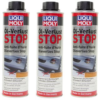 Oil Loss Oilloss Stop Engine Sealant Anti Leakage LIQUI MOLY 1005 3x 300 ml
