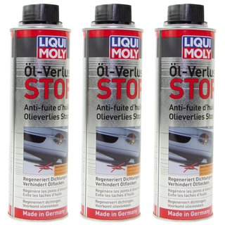 Oil Loss Oilloss Stop Engine Sealant Anti Leakage LIQUI MOLY 1005 3x 300 ml