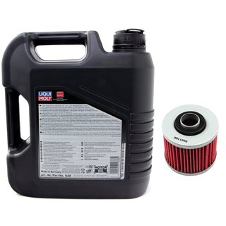 Engineoil set High Perfromance10W30 4 liters + Oil Filter HF145