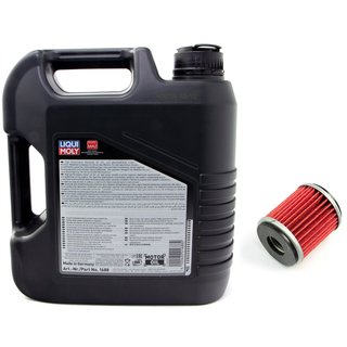 Engineoil set High Perfromance10W30 4 liters + Oil Filter HF981