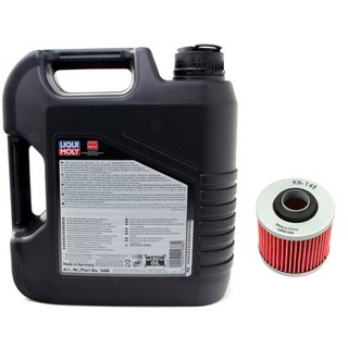 Engineoil set High Perfromance10W30 4 liters + Oil Filter KN145