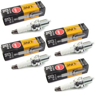 Spark plug NGK V-Line 58 BKR6E 4856 set 4 pieces