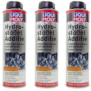 Hydraulicvalvelifters Hydrolifters Additive Cleaner Petrol Diesel LIQUI MOLY 1009 3x 300 ml