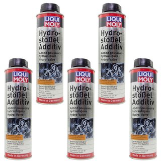 Hydraulicvalvelifters Hydrolifters Additive Cleaner Petrol Diesel LIQUI MOLY 1009 5x 300 ml
