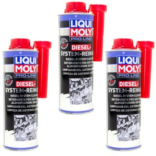 Dieselsystem Injectorcleaner Pro Line LIQUI MOLY 5156 3x 500 ml
