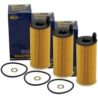 Oil filter engine Oilfilter SCT SH 4076 P set 3 pieces