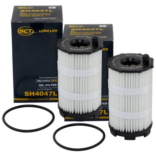 Oil filter engine Oilfilter SCT SH4047L set 2 pieces