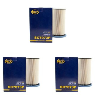 Kraftstofffilter Kraftstoff Filter Diesel SCT SC7073P Set 3 Stck
