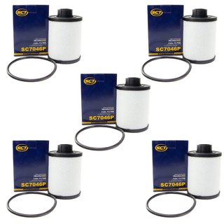 Kraftstofffilter Filter Diesel SCT SC7046P Set 5 Stück