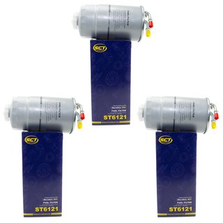 Fuel Filter Filter Diesel SCT ST6121 set 3 pieces