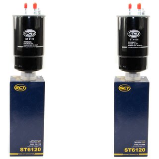 Fuel Filter Filter Diesel SCT ST6120 set 2 pieces